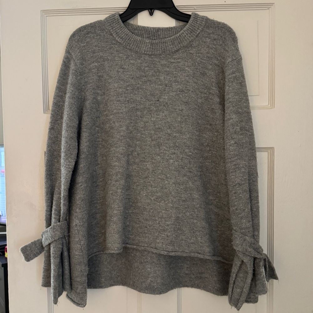 Zara Sweater with Tie Sleeve Detail